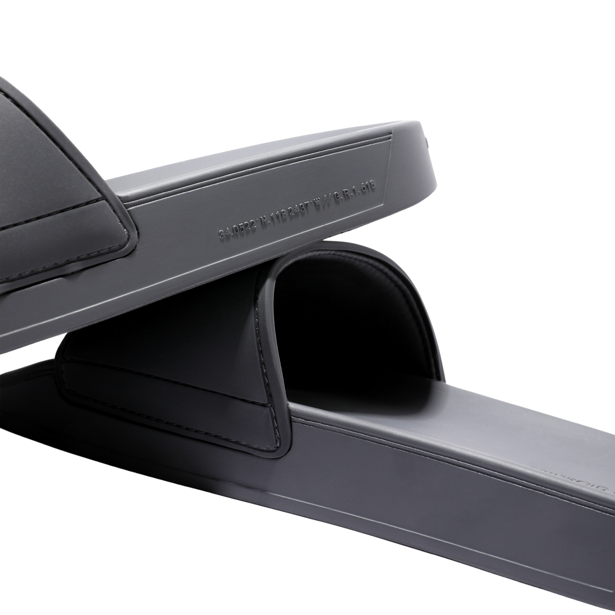 Mens Android Homme Dark Grey Laguna Beach Slides