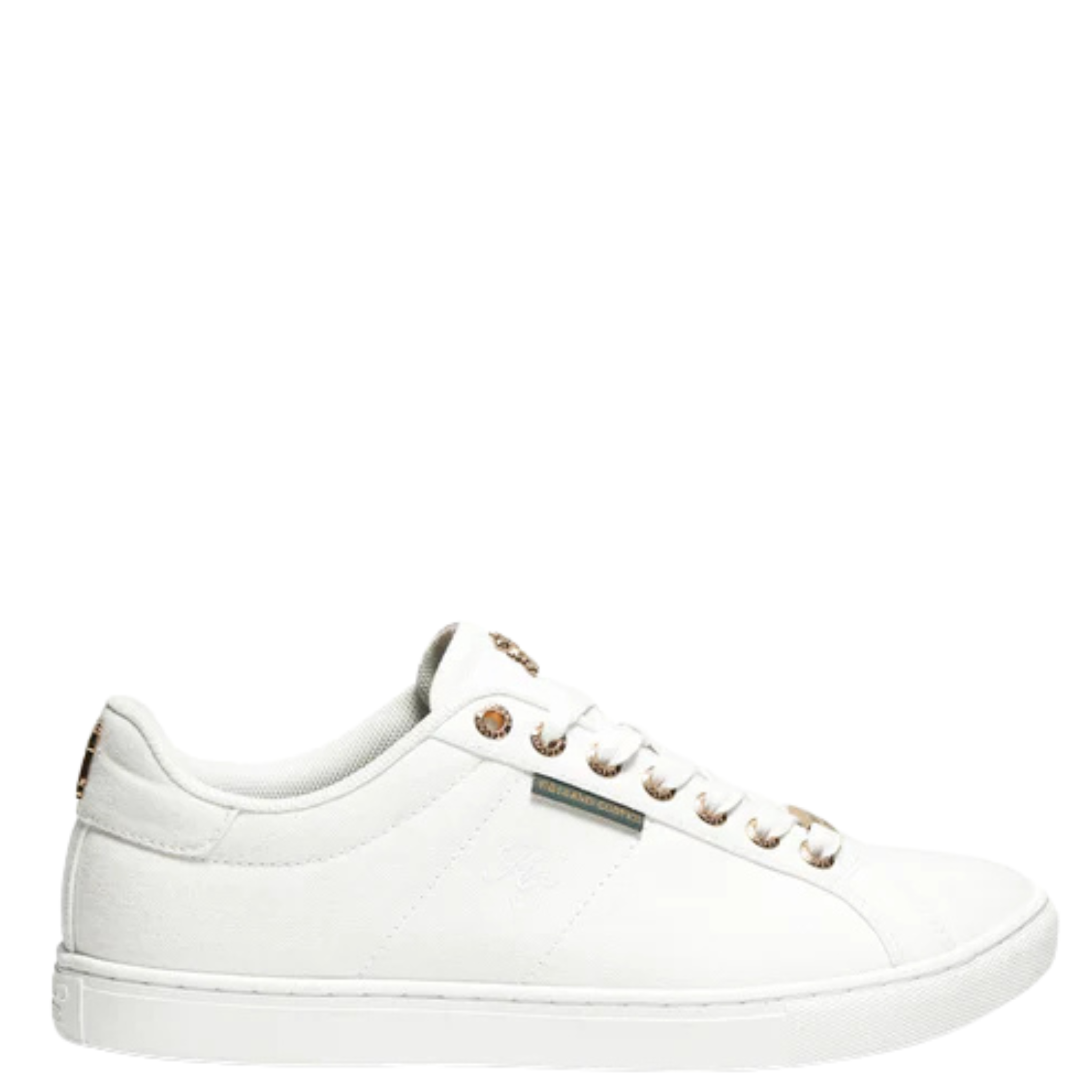 Womens Holland Cooper White Chelsea Court Trainers