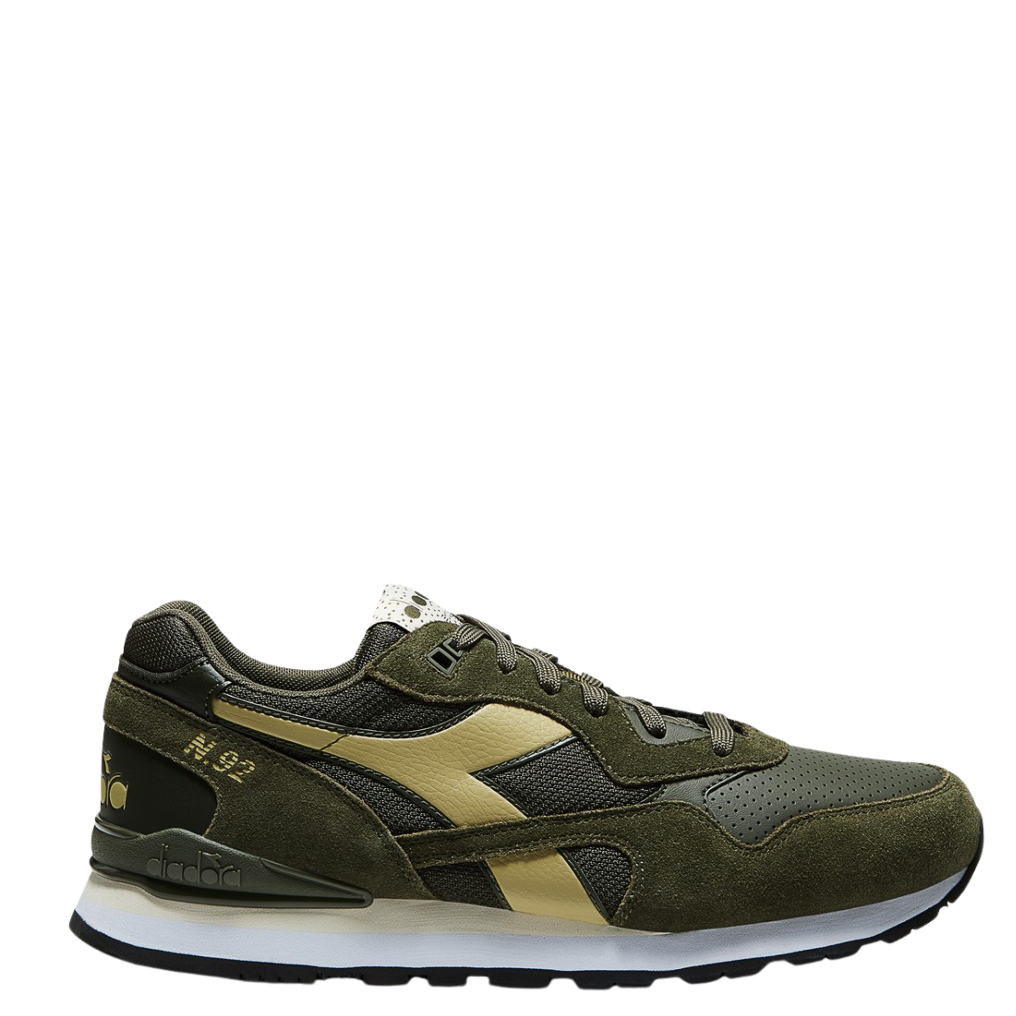 Mens Diadora Green Toad N.92 Advance Trainers