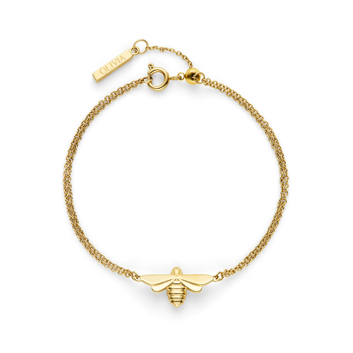 Olivia Burton Gold Honey Bee Layered Bracelet Hurleys