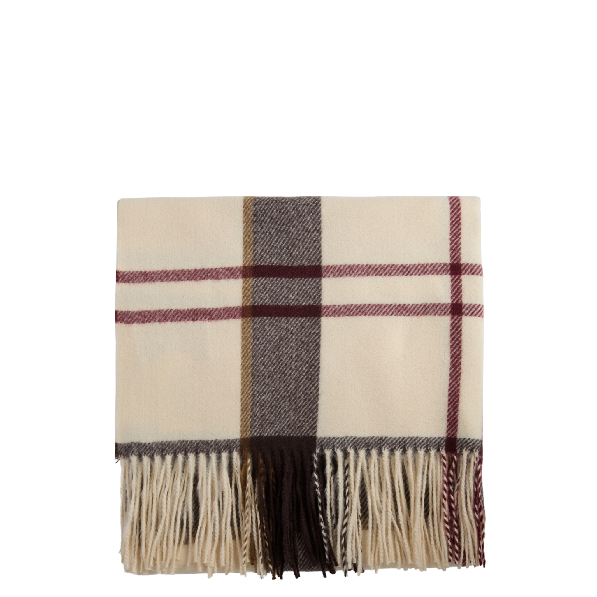 Womens Barbour Light Muted Tartan Harriet Tartan Scarf