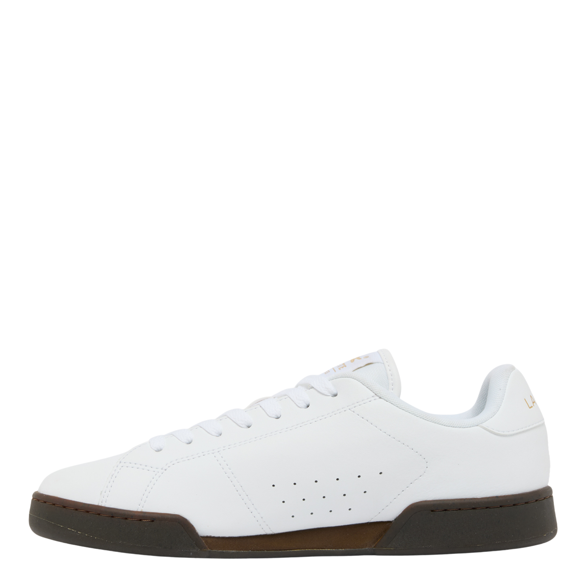 Mens Lacoste White/Dark Gum Carnaby Cup Trainers