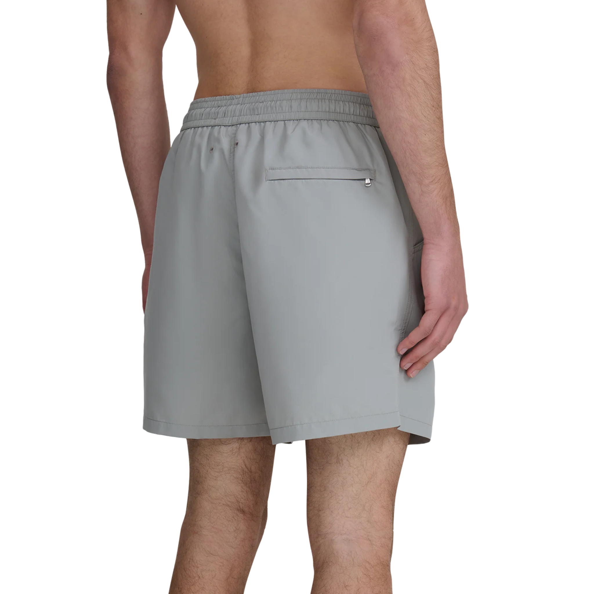 Mens Sandbanks Sage Badge Logo Recycled Swim Shorts