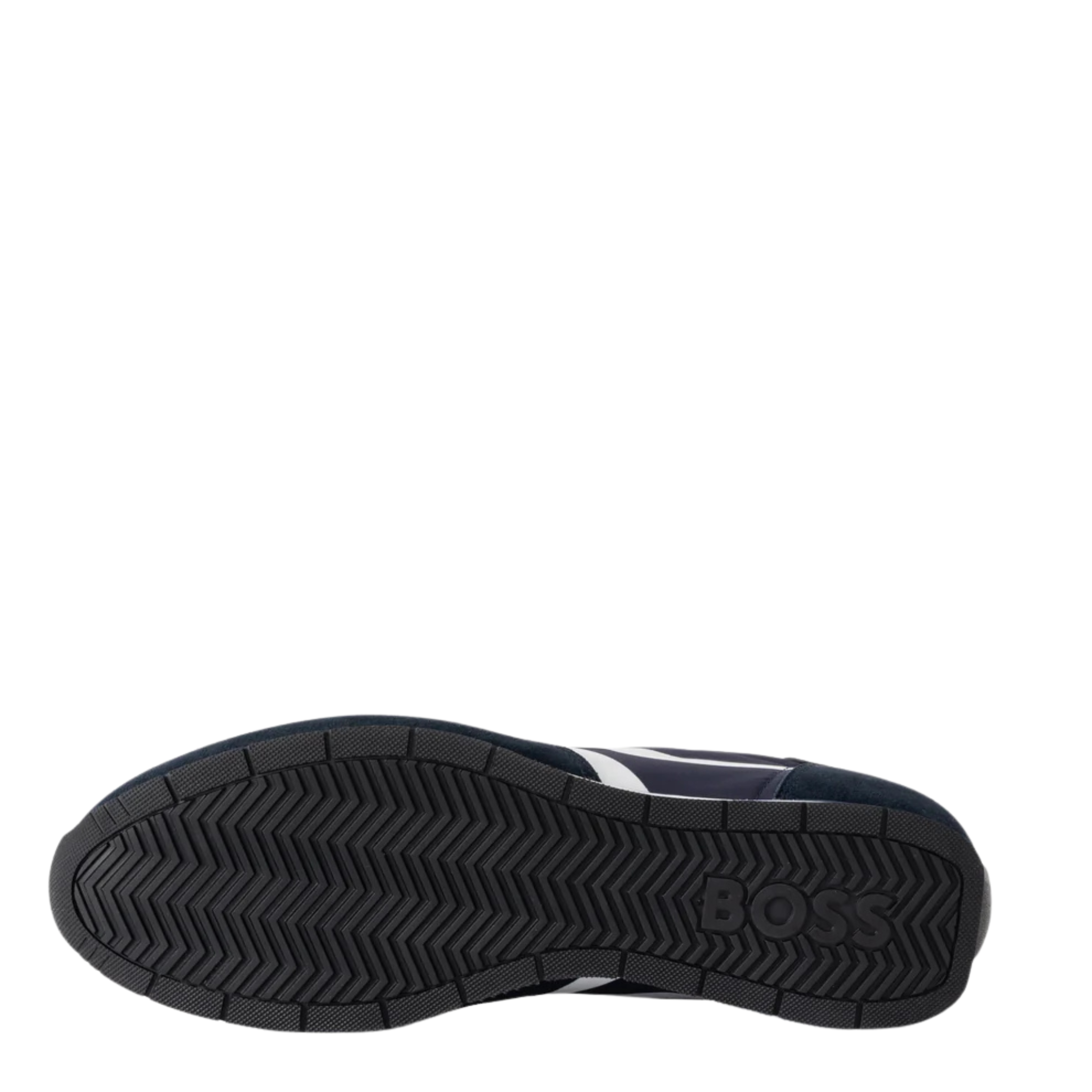 Mens BOSS Dark Blue Levon_Runn Trainers