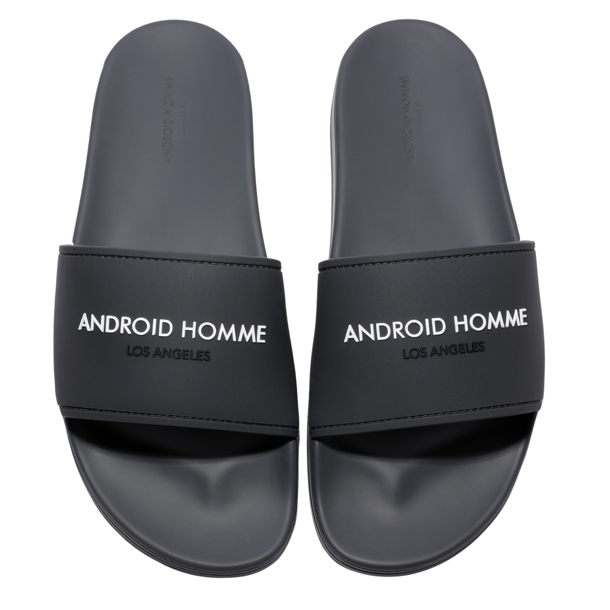 Mens Android Homme Dark Grey Laguna Beach Slides