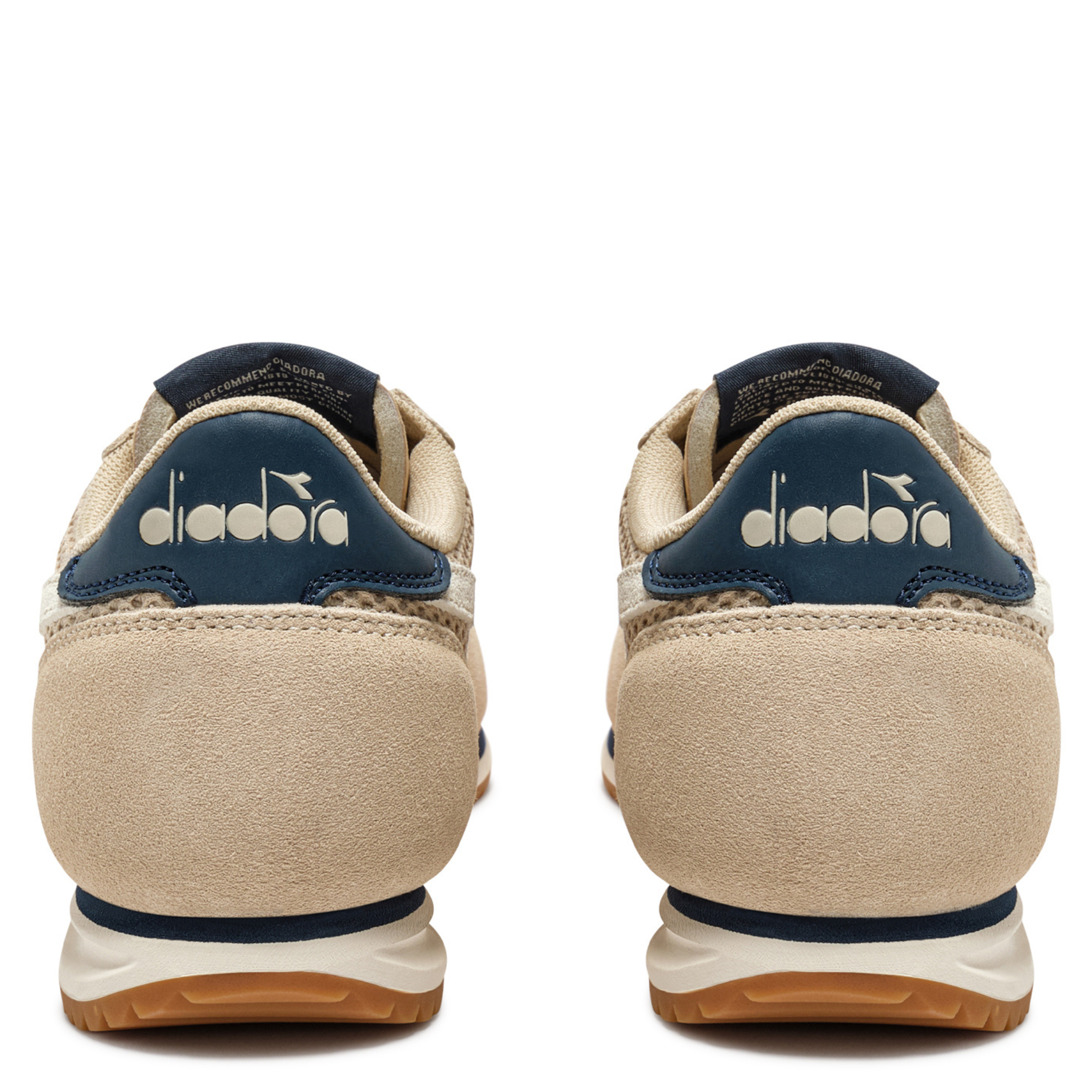 Mens Diadora Parchment Cross Mesh Trainers