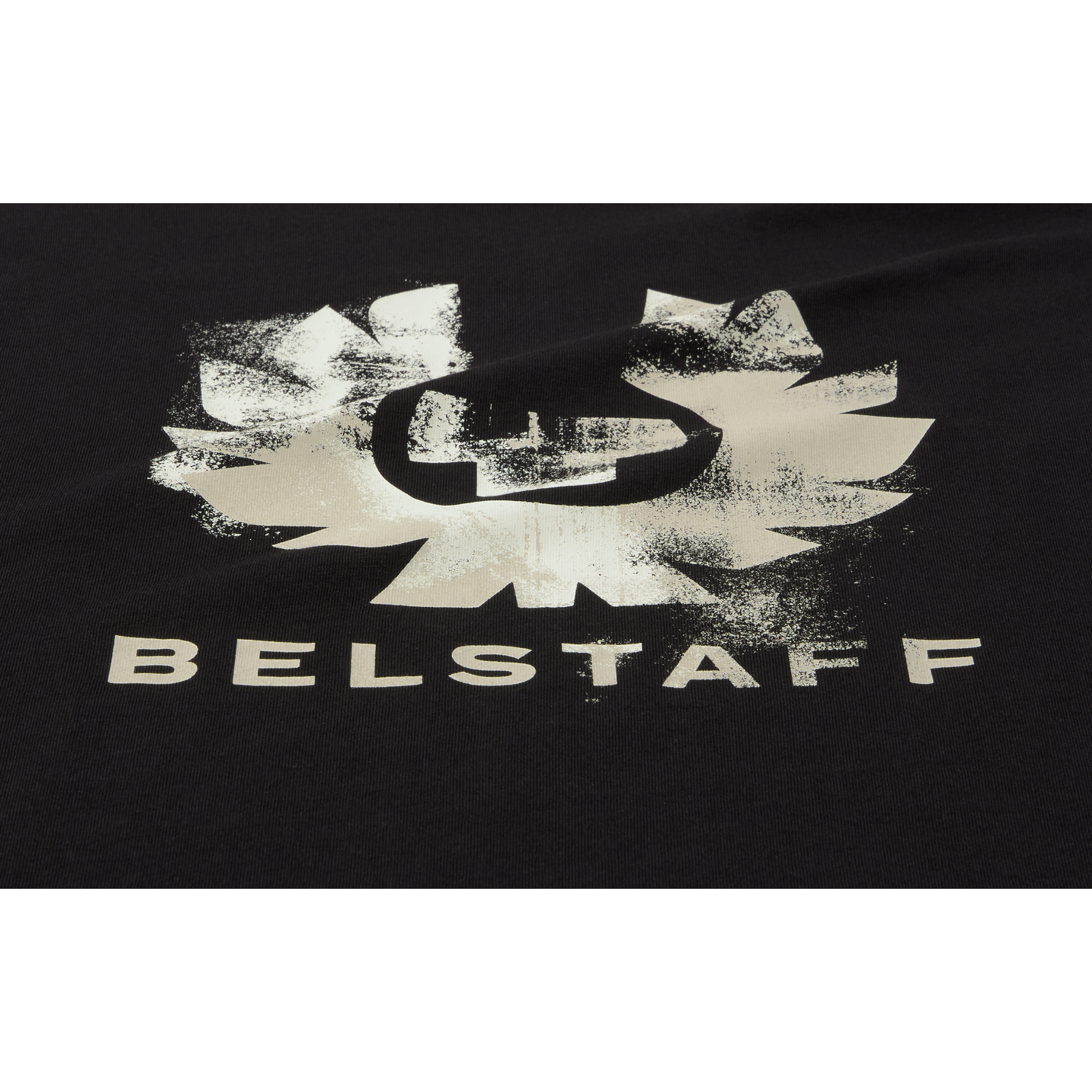 Mens Belstaff Black Blur Logo S/s T Shirt