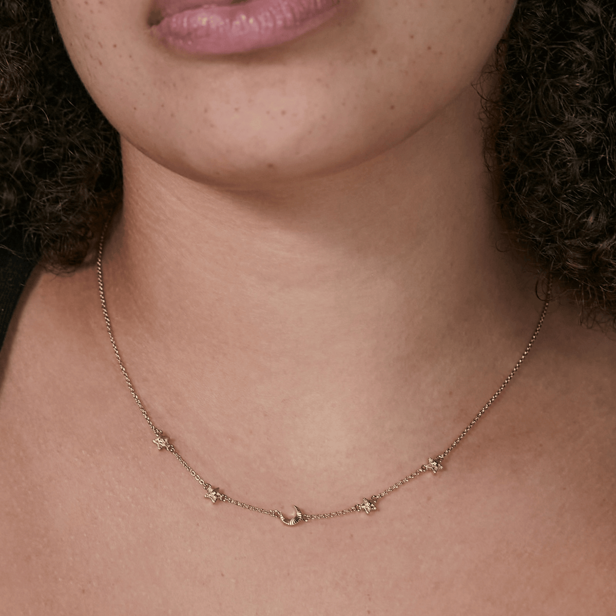 Womens Olivia Burton Gold Celestial Chain Necklace