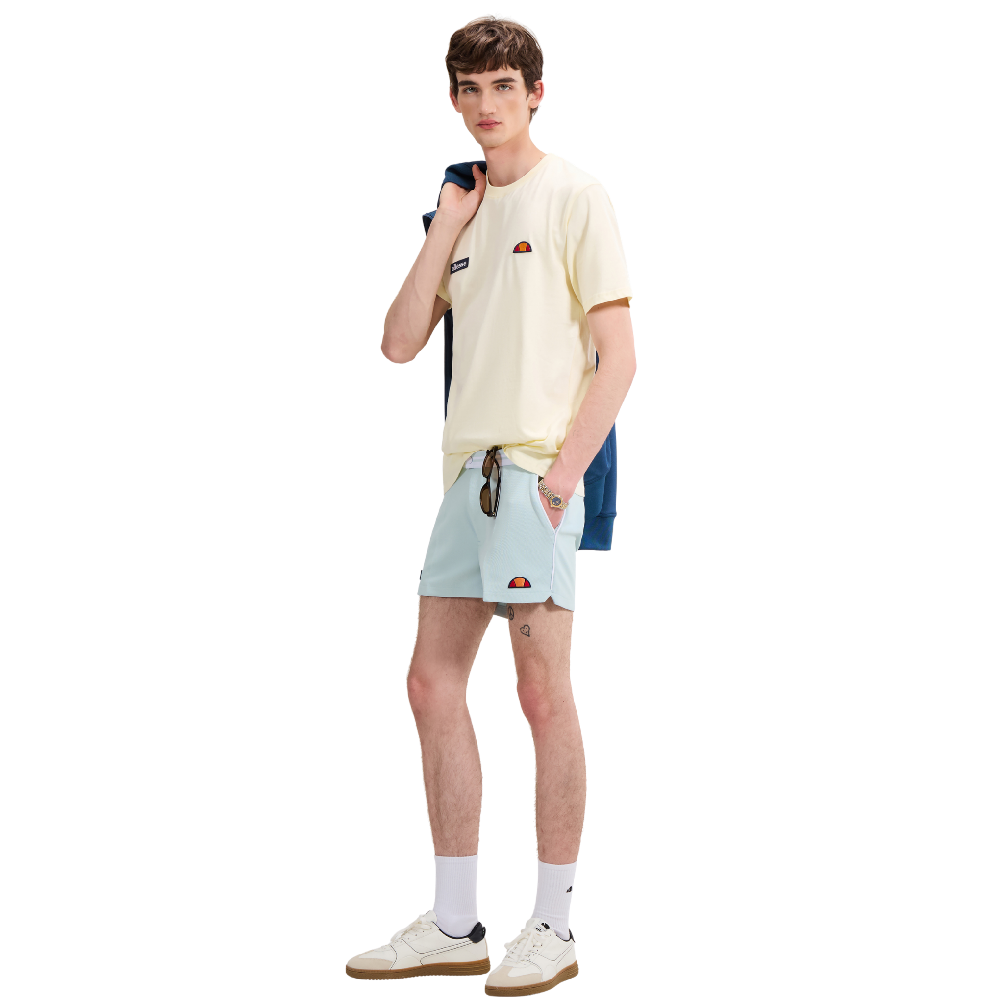 Mens Ellesse Light Yellow Floran S/s T Shirt