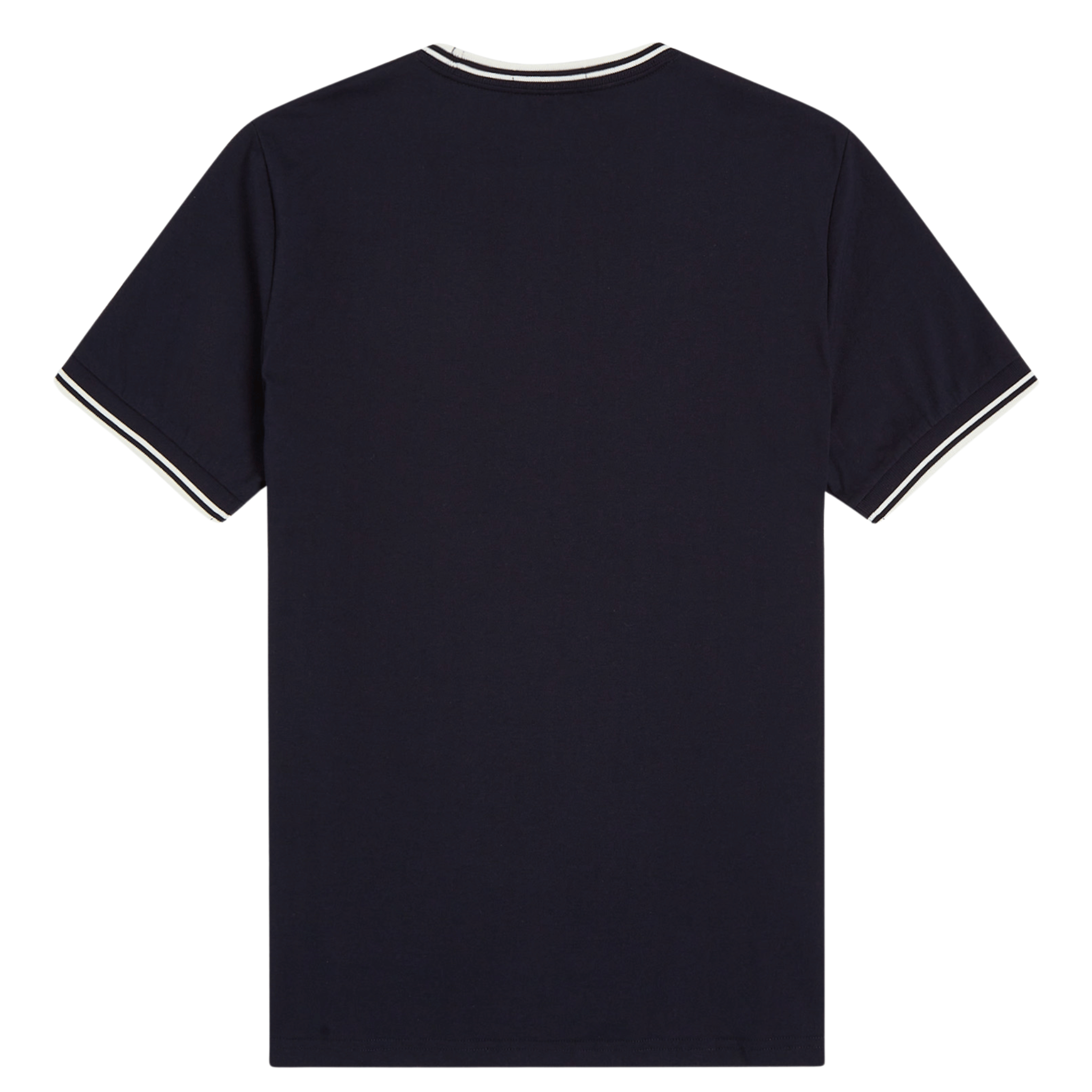 Mens Fred Perry Navy Twin Tipped S/s T Shirt