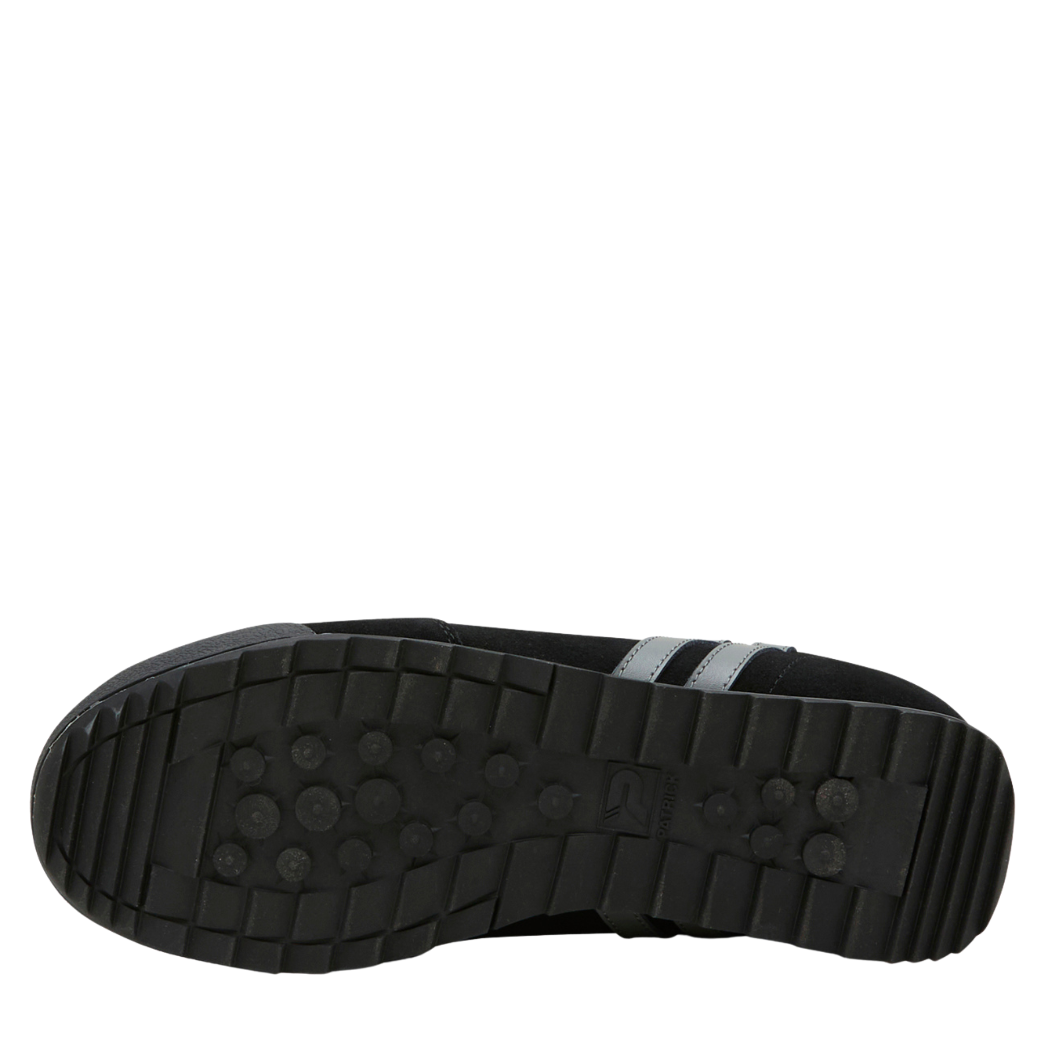 Mens Patrick Black/Charcoal Dijon Trainers