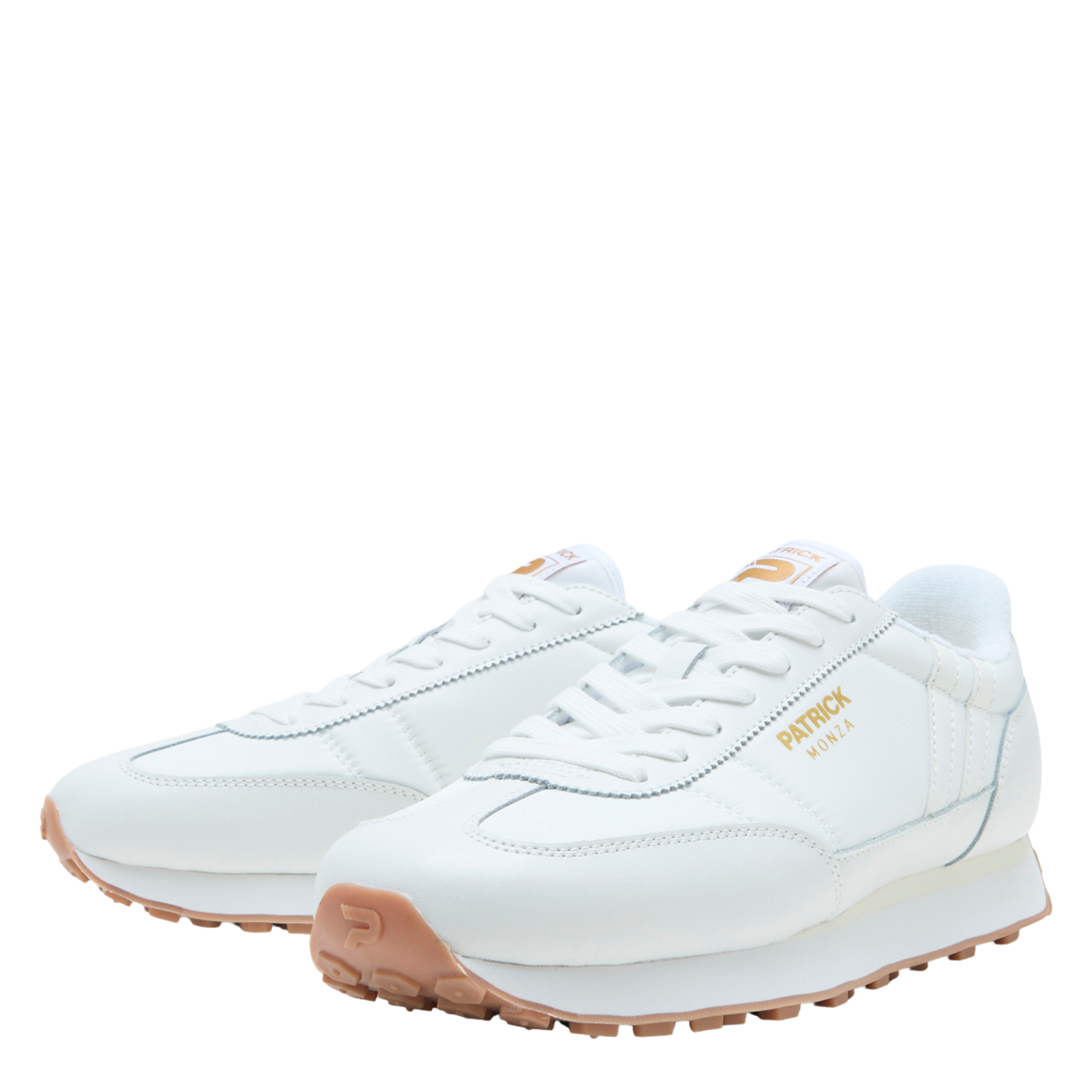 Mens Patrick White Monza Trainers
