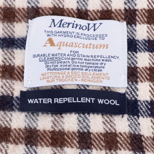 Mens Aquascutum Active Club Check Club Check Scarf