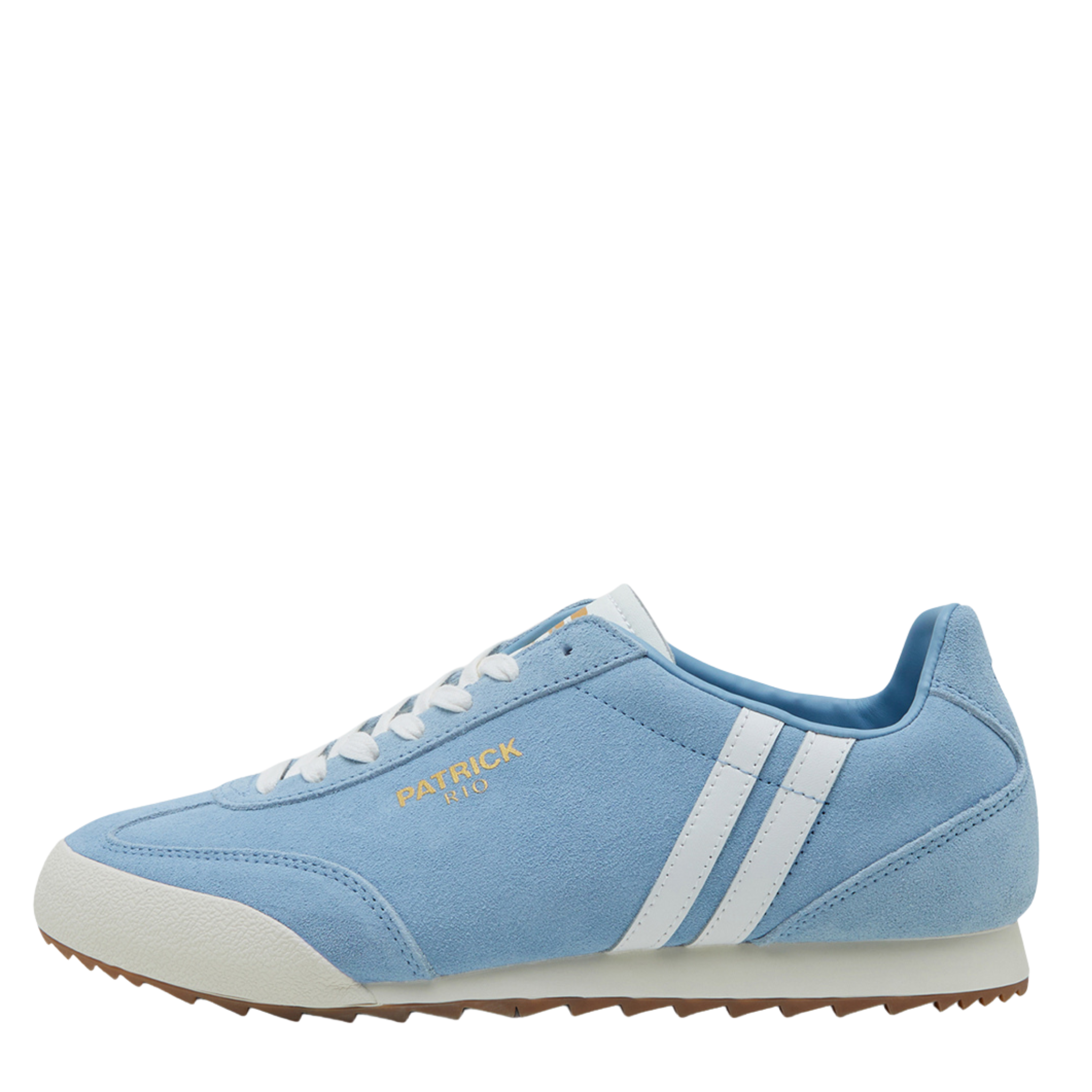 Mens Patrick Sky Blue/White Rio Trainers