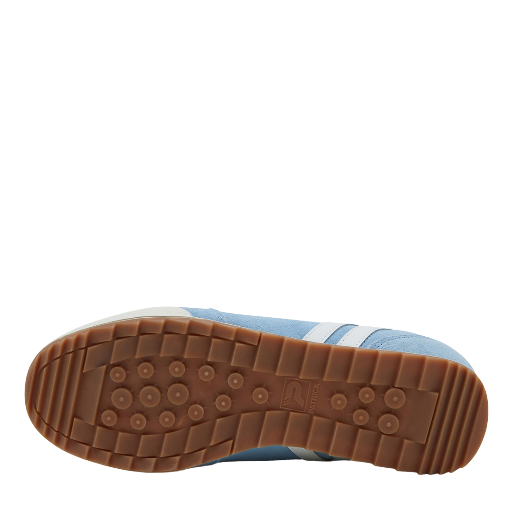 Mens Patrick Sky Blue/White Rio Trainers
