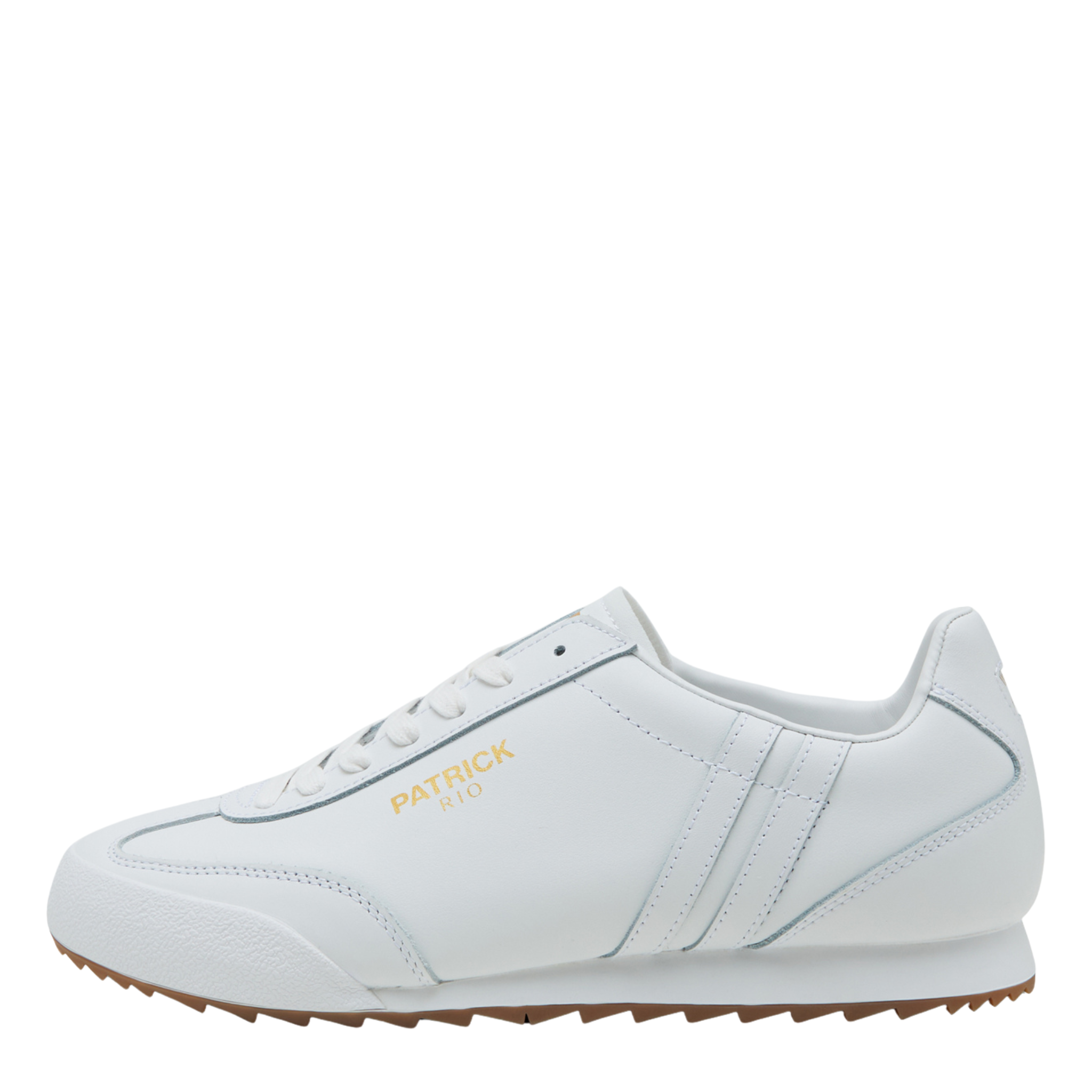 Mens Patrick White/White Rio Trainers