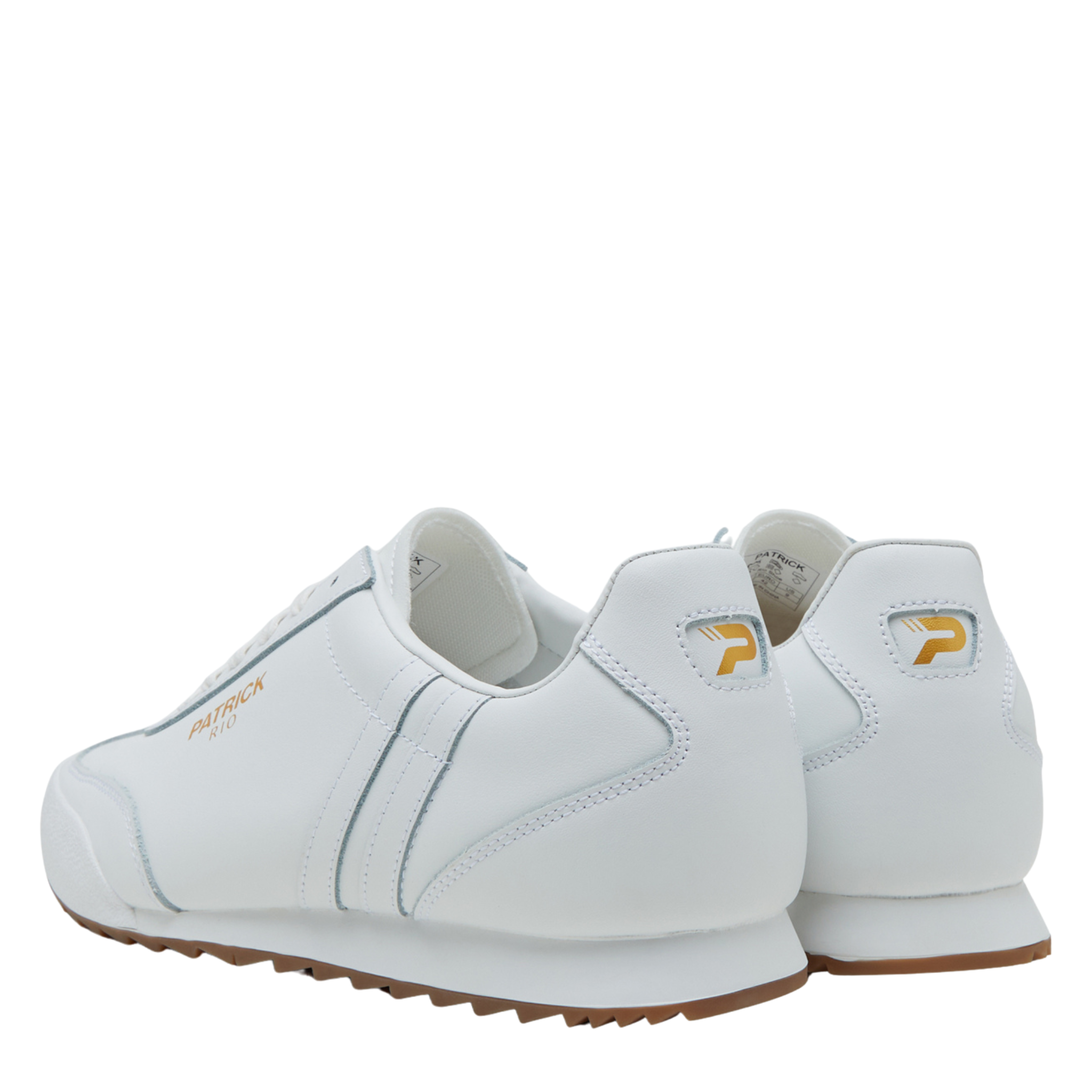 Mens Patrick White/White Rio Trainers