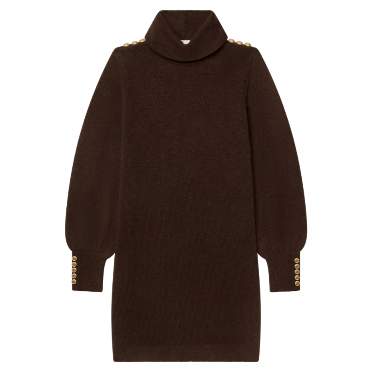 Womens Holland Cooper Chocolate Berkeley Roll Neck Dress