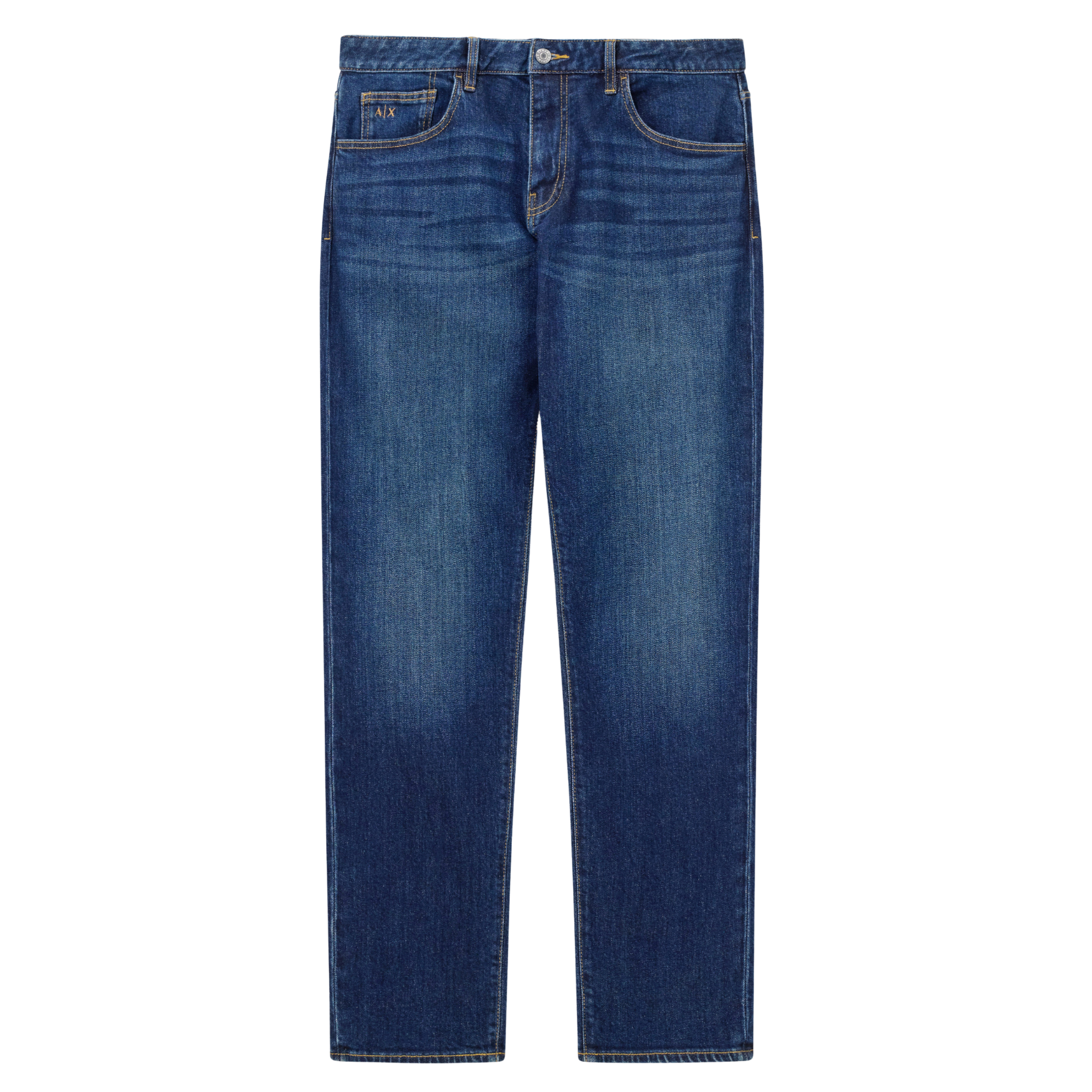 Mens Armani Exchange Mid Blue 049 Comfort Slim Fit Jeans