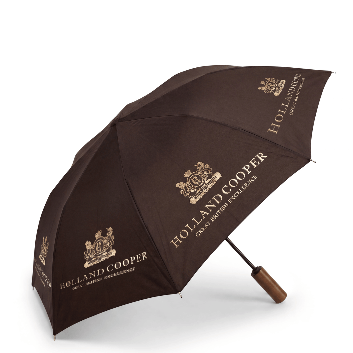 Womens Holland Cooper Chocolate Mini HC Umbrella