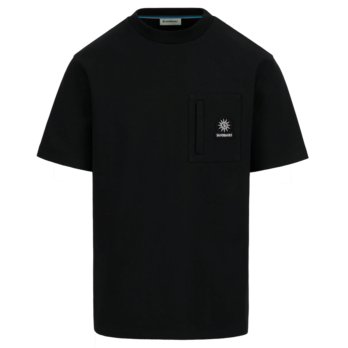 Mens Sandbanks Black Interlock S/s T Shirt
