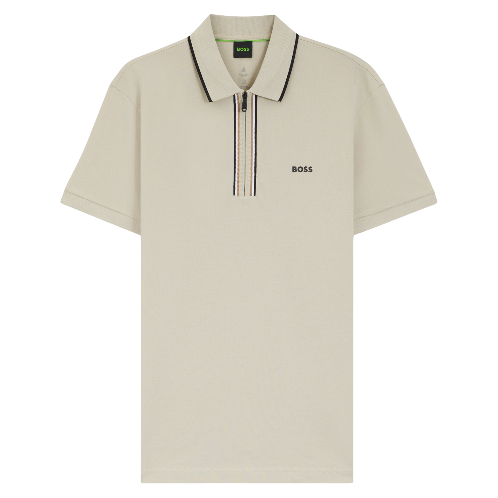 Mens BOSS Light Beige Philix GOC S/s Polo Shirt