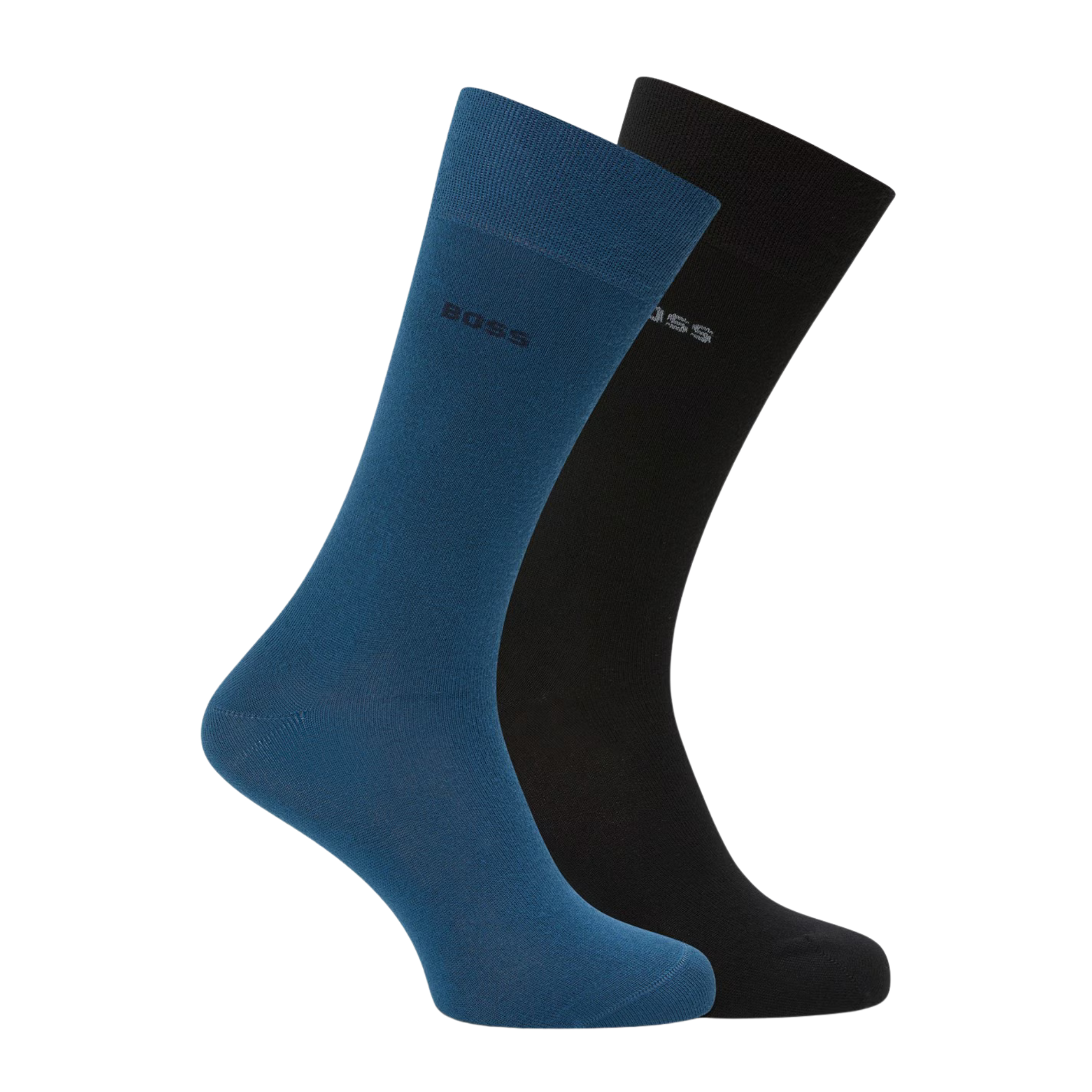 Mens BOSS Blue 2PK RS Bamboo Socks