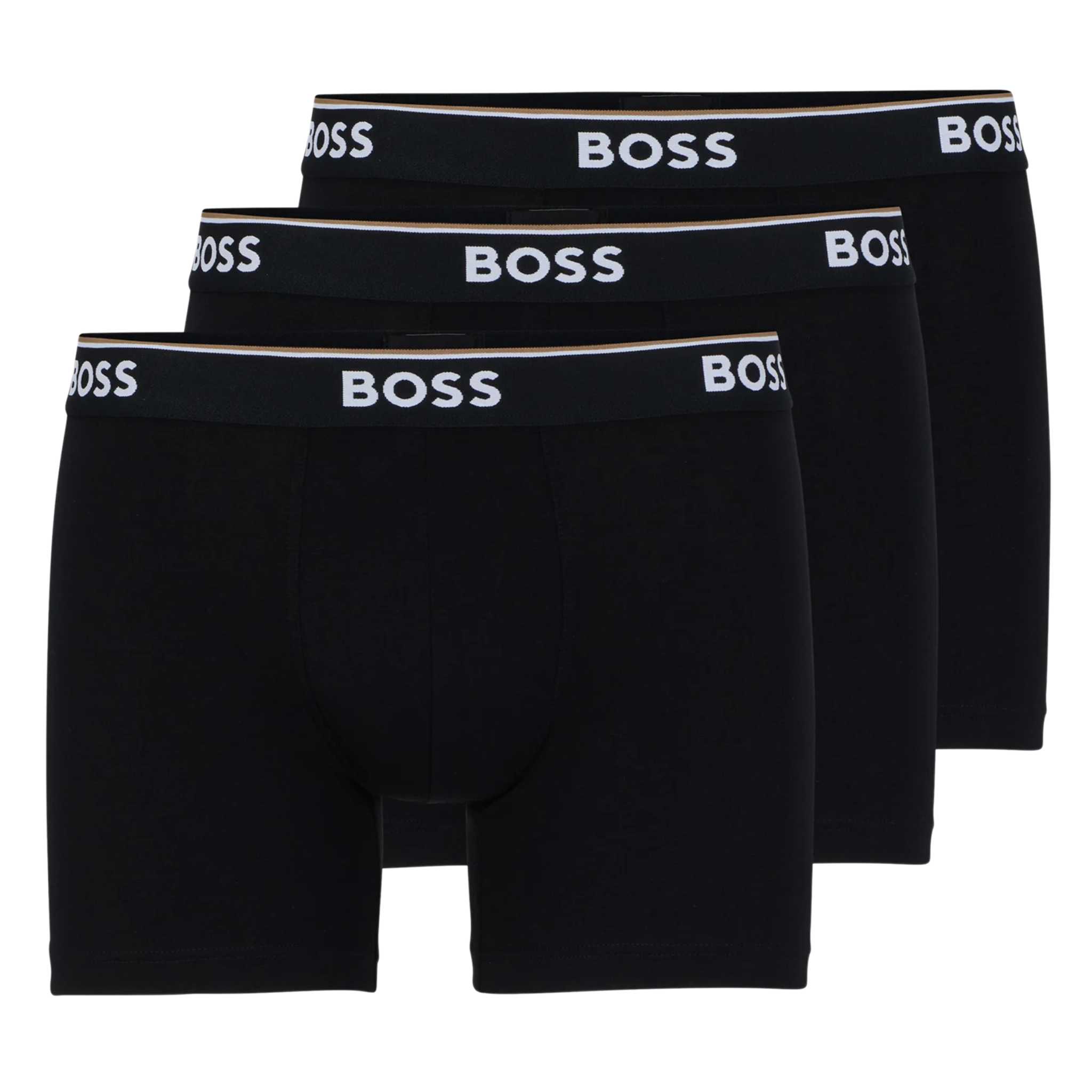 Mens BOSS Black 3PK Power Boxers