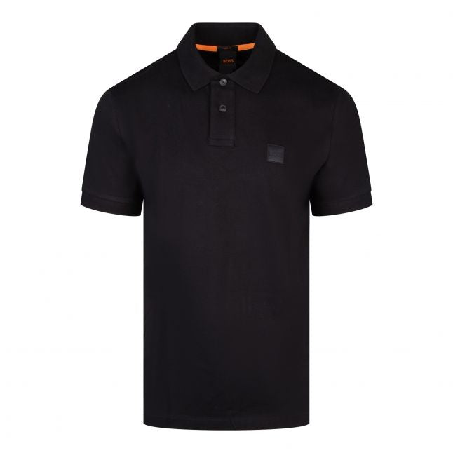 BOSS Orange Polo Mens Black Passenger S/s Polo Hurleys