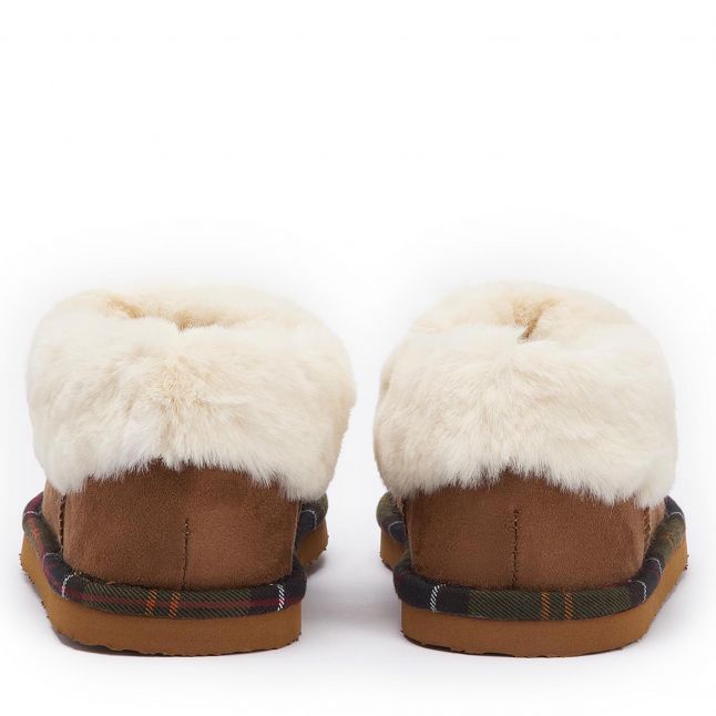 Womens Barbour Camel Eloise Bootie Slippers