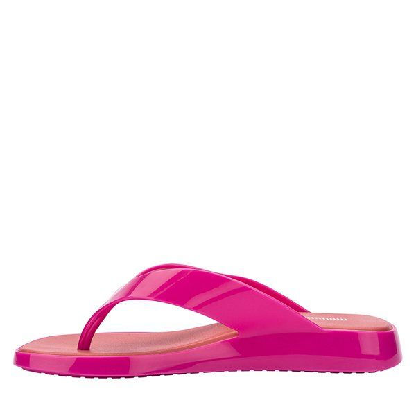 Womens Hot Pink Brave Flip Flops