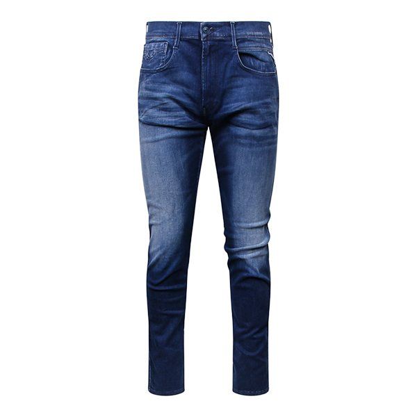 Replay Anbass Jeans heren,Medium Blauw 009,34W / 36L Replay Anbass Jeans heren,Medium Blauw 009,34W / 36L
