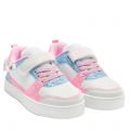 Girls White/Rosa Gioiello Bracelet Trainers 136837 by Lelli Kelly from Hurleys