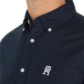 Tommy Hilfiger Shirt Mens Desert Sky Small Logo Reg Fit L/s Shirt 