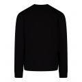 HUGO Sweatshirt Mens Black/Aqua Diragol212 Sweatshirt 