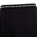 Versace Jeans Couture Skirt Womens Black Logo Waist Midi Skirt