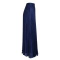Womens Blue Spot Pleated Maxi Skirt 78021 by Emporio Armani from Hurleys
