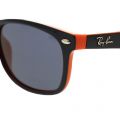 Ray-Ban® Sunglasses Junior Top Blue On Orange RJ9052S Wayfarer