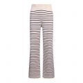 Pretty Lavish Trousers Womens Cream + Navy Hayden Striped Co-ord Trousers