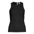 Womens Black Beauty Vinoline High Neck Vest Top 137265 by Vila from Hurleys