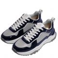 Android Homme Trainers Mens Navy Patent Leo Carrillo Trainers 