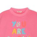 Girls Pink Embellished Sweatshirt 134471 by Billieblush from Hurleys