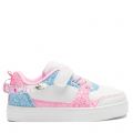 Girls White/Rosa Gioiello Bracelet Trainers 136834 by Lelli Kelly from Hurleys