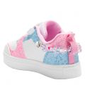 Girls White/Rosa Gioiello Bracelet Trainers 136836 by Lelli Kelly from Hurleys