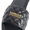 Barbour International Sandals Womens Black Kinghorn Sandals