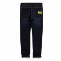 Boys Dark Blue Branded Pockets Jeans 76290 by BOSS from Hurleys