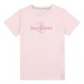 Juicy Couture T Shirt Girls Almond Blossom Diamante Reg S/s T Shirt