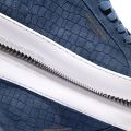 Android Homme Trainers Mens Blue Caiman Croc Zuma Suede Trainers