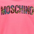 Moschino Sweatshirt Girls Fuchsia Animal Logo Sweatshirt 