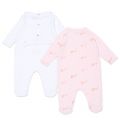 Baby White/Pink Gift 2 Pack Babygrows 86791 by Kenzo from Hurleys